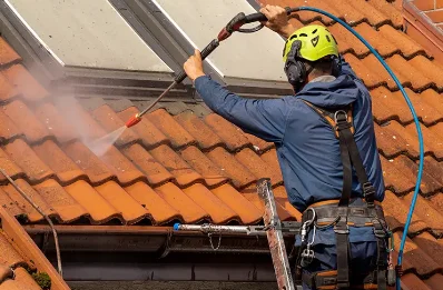 Démoussage et hydrofuge de toiture à Catteville